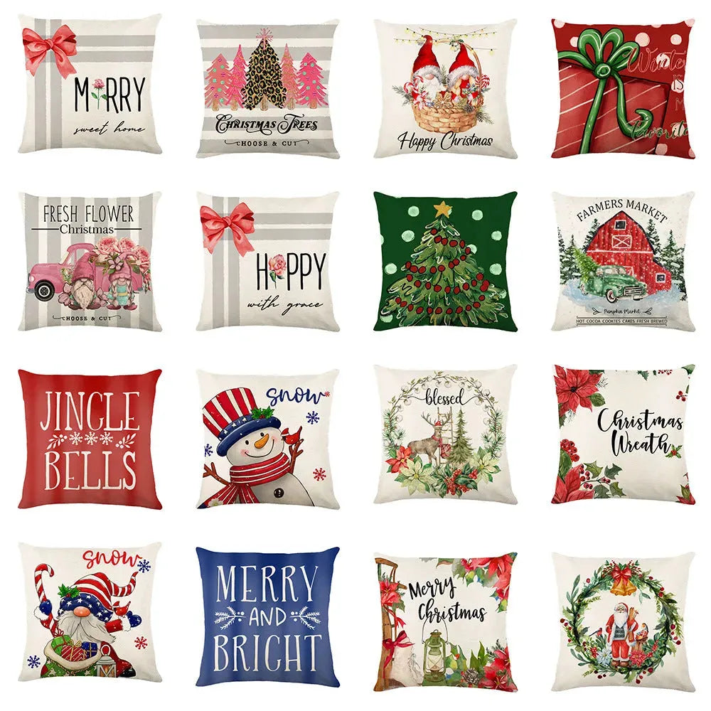Christmas Decorations Pillow Covers Sofa - Bellarte Enchanté Christmas Decorations Pillow Covers Sofa